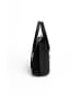 Lia Biassoni Leder-Henkeltasche in Schwarz - (B)30 x (H)23 x (T)11 cm