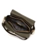 Mia Tomazzi Leder-Umhängetasche " Carracci" in Oliv - (B)23 x (H)18 x (T)7,5 cm