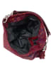Mia Tomazzi Leren schoudertas "Benaco" bordeaux - (B)28 x (H)31 x (D)15 cm