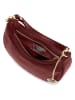 Mia Tomazzi Leren schoudertas "Carabelli" rood - (B)25 x (H)14 x (D)8 cm
