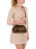 Mia Tomazzi Leder-Umhängetasche "Bainsizza" in Camel/ Beige - (B)30 x (H)17 x (T)10 cm