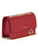 Mia Tomazzi Leren schoudertas "Bagarotti" rood - (B)19 x (H)15 x (D)9 cm