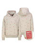 Eight2Nine Hoodie in Beige/ Rot