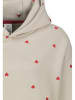 Eight2Nine Hoodie in Beige/ Rot