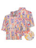 Eight2Nine Hemd in Lila/ Orange
