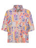Eight2Nine Hemd in Lila/ Orange