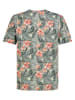 Eight2Nine Shirt groen/abrikooskleurig