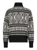 Eight2Nine Pullover in Schwarz/ Weiß