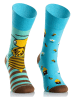 TODO SOCKS 2er-Set: Socken in Hellblau/ Hellbraun