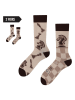 TODO SOCKS 2er-Set: Socken in Beige/ Schwarz