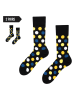 TODO SOCKS 2er-Set: Socken in Schwarz/ Gelb