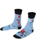 TODO SOCKS 2er-Set: Socken in Hellblau/ Schwarz