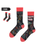 TODO SOCKS 2er-Set: Socken in Schwarz/ Orange