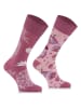 TODO SOCKS 2er-Set: Socken in Rosa/ Lila