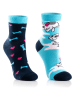 TODO SOCKS 2er-Set: Socken in Dunkelblau/ Hellblau