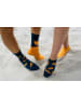 TODO SOCKS 2er-Set: Socken in Orange/ Schwarz