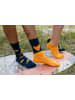 TODO SOCKS 2er-Set: Socken in Orange/ Schwarz