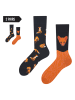 TODO SOCKS 2er-Set: Socken in Schwarz/ Orange