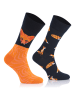 TODO SOCKS 2er-Set: Socken in Schwarz/ Orange