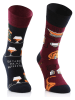TODO SOCKS 2er-Set: Socken in Bordeaux/ Dunkelblau