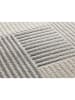 Atticgo Laagpolig tapijt "Baresa" crème/grijs