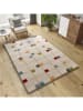 Atticgo Hochflor-Teppich "Bremen" in Creme/ Bunt