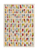 Atticgo Hochflor-Teppich "Bremen" in Creme/ Bunt