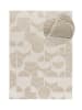 Atticgo Laagpolig tapijt "Flora" beige/wit