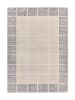 Atticgo Kurzflor-Teppich "Flora" in Creme/ Grau/ Weiß