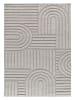 Atticgo Kurzflor-Teppich "Juno" in Silber