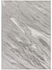 Moma Kurzflor-Teppich "Marmol Milan" in Silber