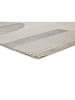 Atticgo Kurzflor-Teppich "Porto" in Creme/ Grau