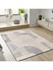 Atticgo Kurzflor-Teppich "Porto" in Creme/ Grau