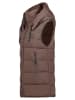 Geographical Norway Doorgestikte bodywarmer "Dolbar" donkerbruin