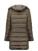 Geographical Norway Płaszcz pikowany "Carenne" w kolorze khaki