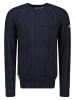 Geographical Norway Sweter "Fresh" w kolorze granatowym