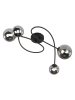 FISCHER & HONSEL Lampa sufitowa LED "Bala" w kolorze czarno-antracytowym - 78,5 x 26,5 x 37 cm