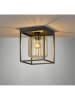 FISCHER & HONSEL Lampa sufitowa "Caydo" w kolorze złoto-czarnym - 23 x 23 cm