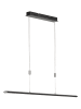FISCHER & HONSEL Hanglamp "Beat" zilverkleurig - (B)85 x (H)160 cm