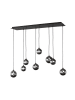 FISCHER & HONSEL Ledhanglamp zwart/grijs - (B)115 cm