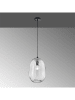FISCHER & HONSEL Hanglamp "Bretagne" transparant - Ø 26 cm