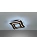 FISCHER & HONSEL Lampa sufitowa LED "Gorden" w kolorze czarnym - 32,5 x 32,5 cm