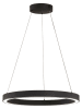 FISCHER & HONSEL Ledpendellamp "Sirko" zwart x Ø 60 cm