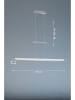 FISCHER & HONSEL Ledhanglamp "Nana" zilverkleurig - (B)125 x (H)151 cm