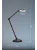 FISCHER & HONSEL LED-Tischleuchte "Office" in Schwarz - (B)20 x (H)65 cm