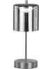 FH Lighting Ledtafellamp "Riva' zilverkleurig - (H)34,5 x Ø 13 cm