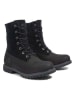 Timberland Skórzane botki w kolorze czarnym