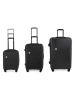 Compactor 3-delige hardcase-trolleyset zwart