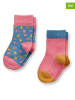 Sense Organics 2er-Set: Babysocken "Palti" in Pink/ Blau