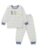 Sense Organics Pyjama "Long John" in Creme/ Grau